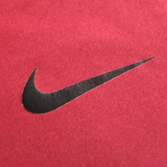 Nike Mens XXL T-Shirt The Nike Tee Dri-Fit Shirt Red Short Sleeve - Picture 4 of 5